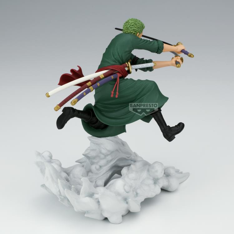 BANPRESTO SENKOZEKKEI FIGURE - RORONOA ZORO (EGGHEAD VER.) - ONE PIECE BANPRESTO SENKOZEKKEI FIGURE - RORONOA ZORO (EGGHEAD VER.) - ONE PIECE